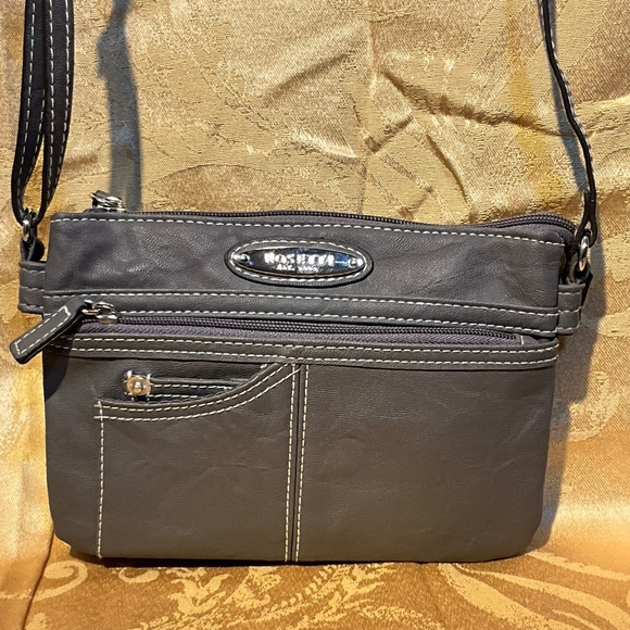 Rossetti light brown/beige crossbody /clutch.  10-C2A - Picture 1 of 9
